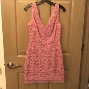 Rose BCBG cocktail dress